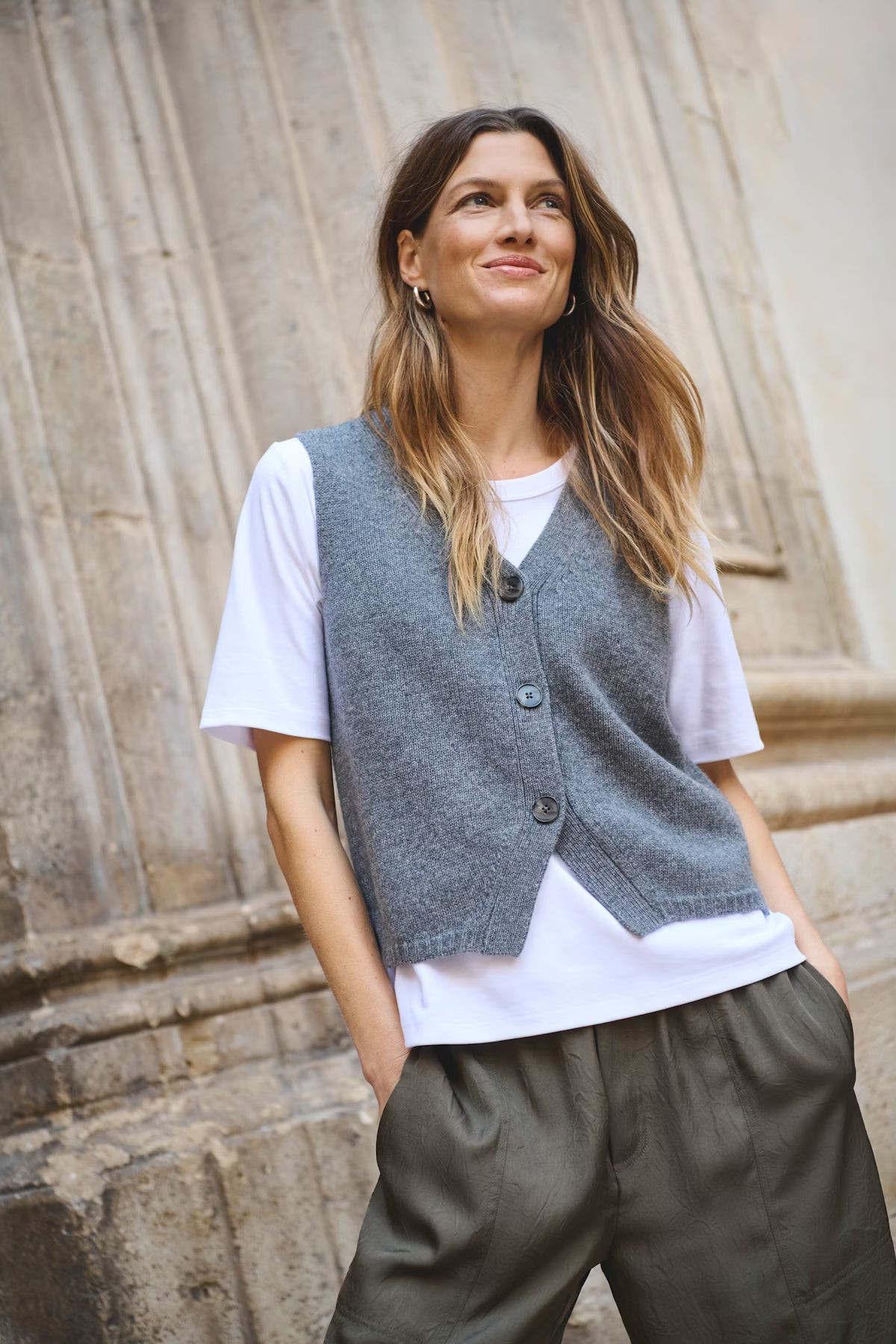 SylvaPW Waistcoat in Grey