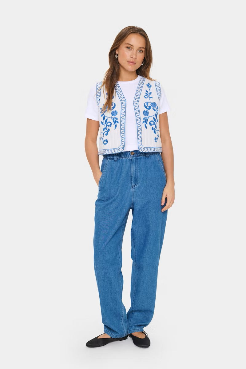 Kilda Vest in Blue Ice