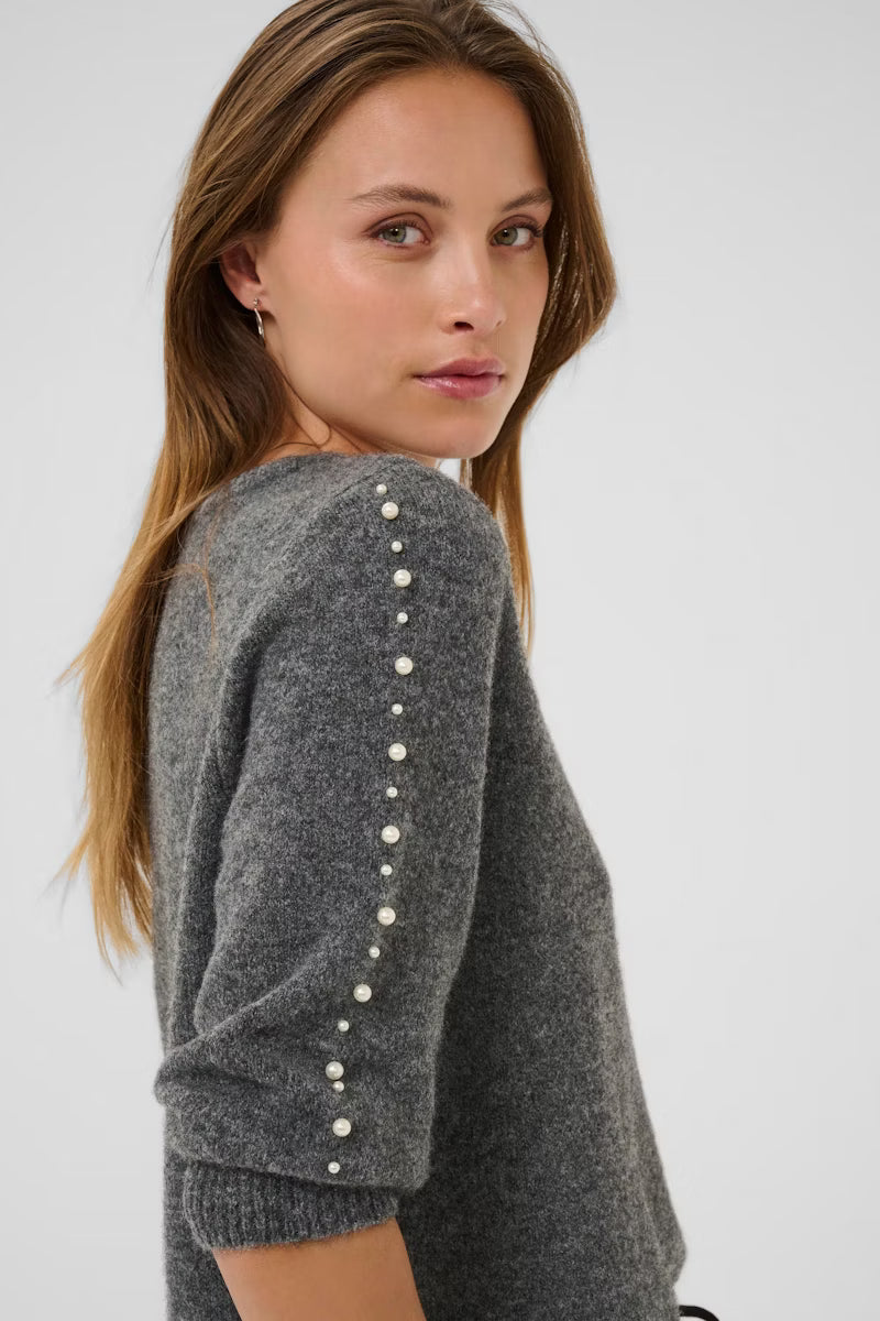 KAbetty Pullover in Grey Melange