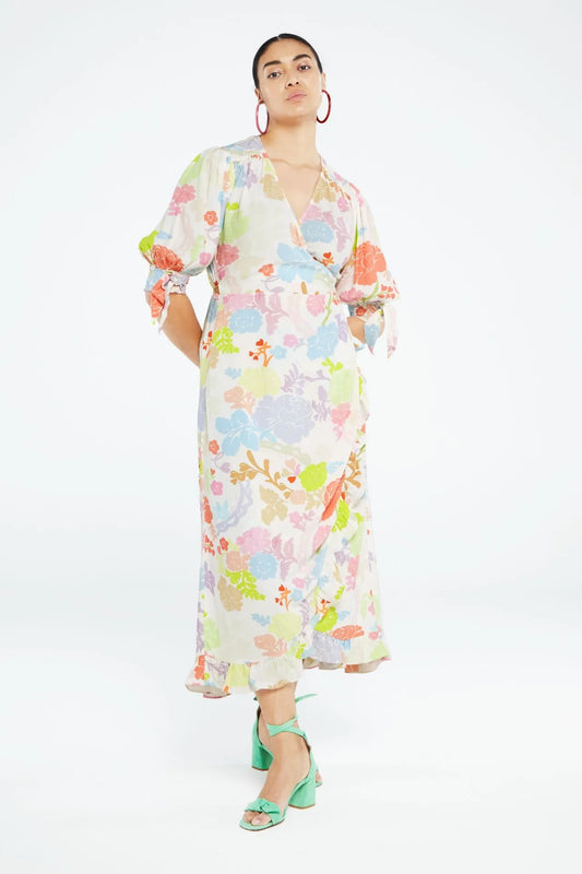 Channa Dress in Caribbean Chintz