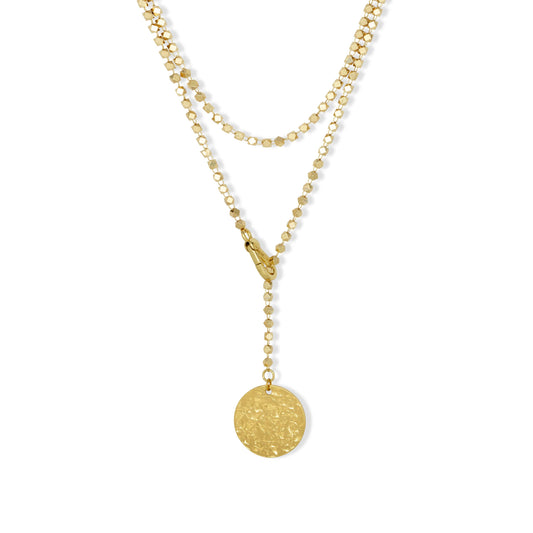Paris Long Coin Necklace