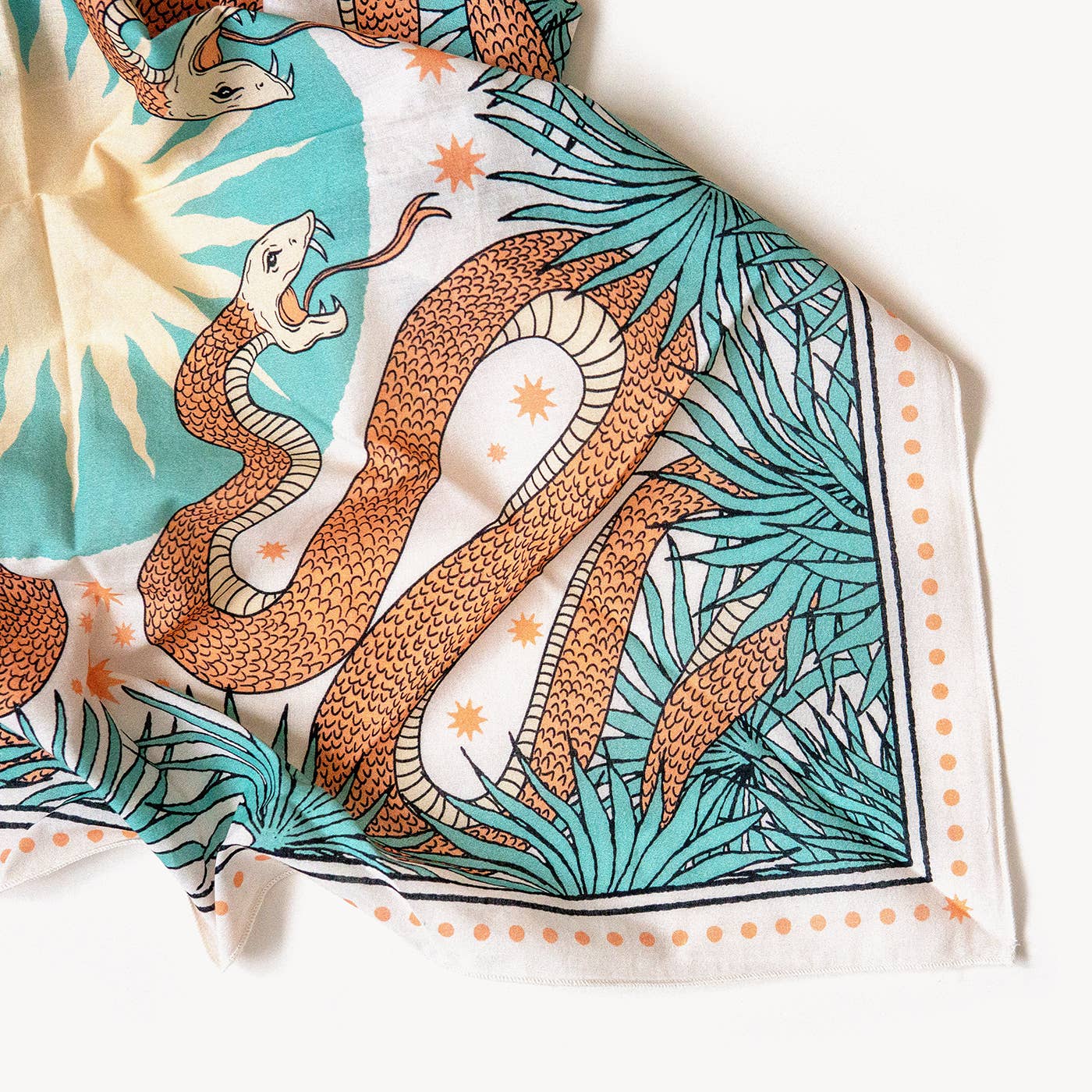 The Serpent Square Scarf