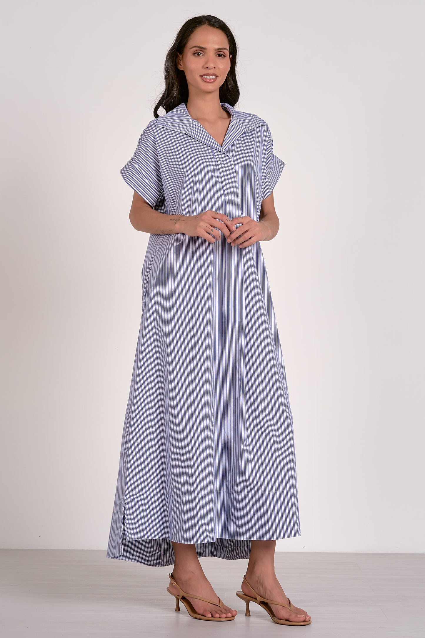 Maxi Dress with Abstract Print