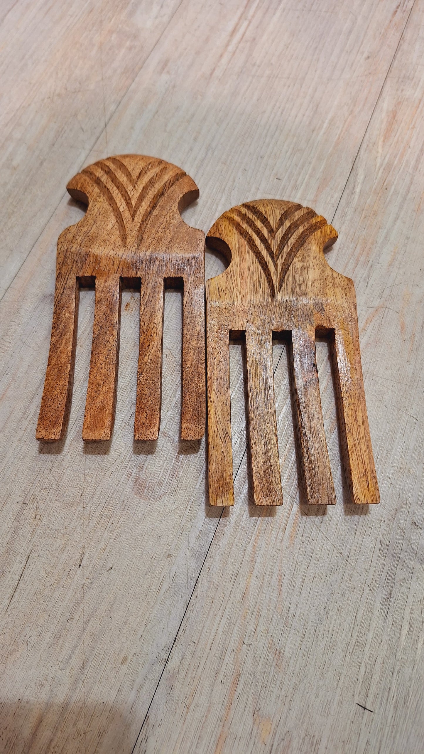 Mango Wood Salad Forks