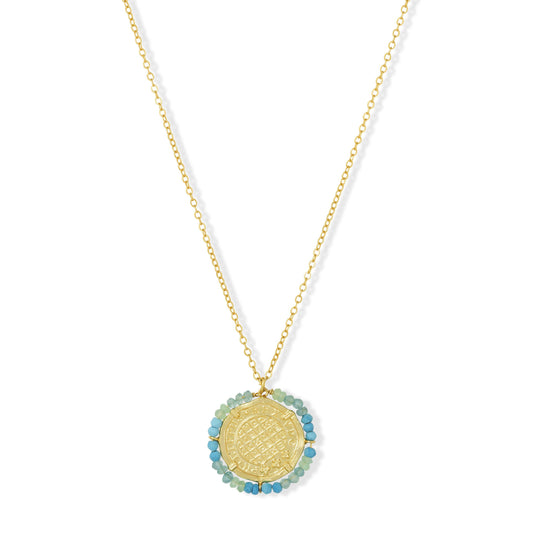 Daisy Coin Necklace