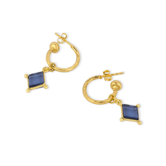 Lyra Iolite Earrings