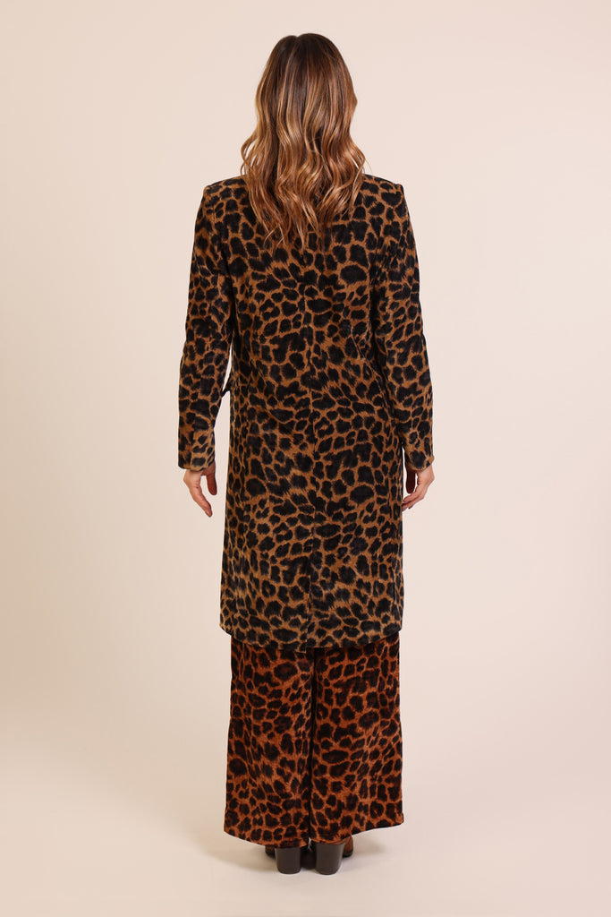 Anarchy Coat in Leopard