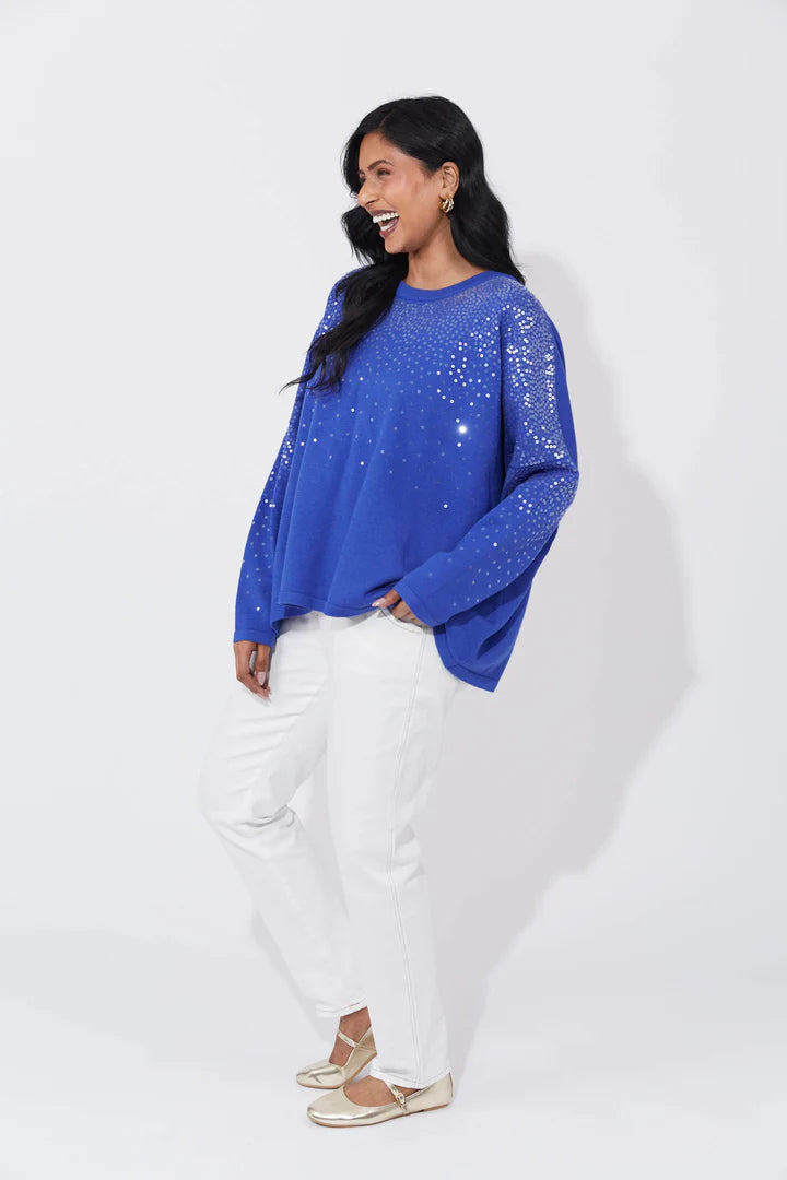 Cancun Jumper in Cobalt