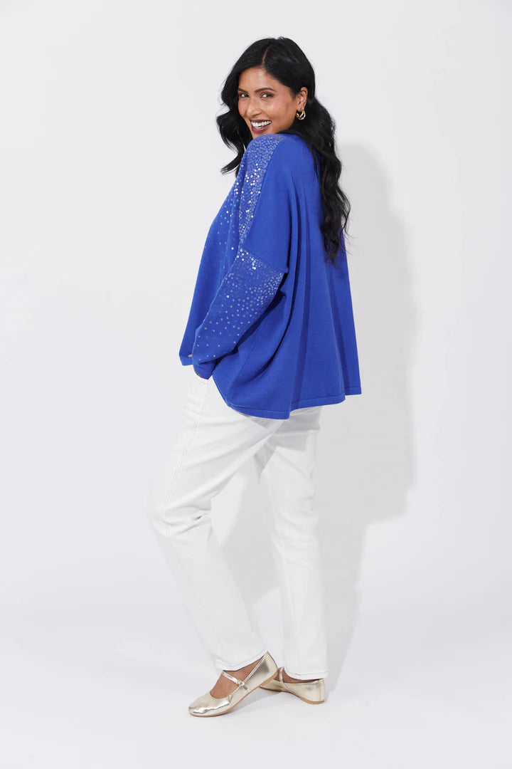 Cancun Jumper in Cobalt