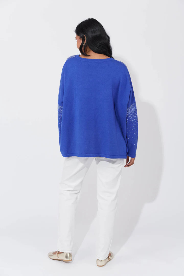 Cancun Jumper in Cobalt