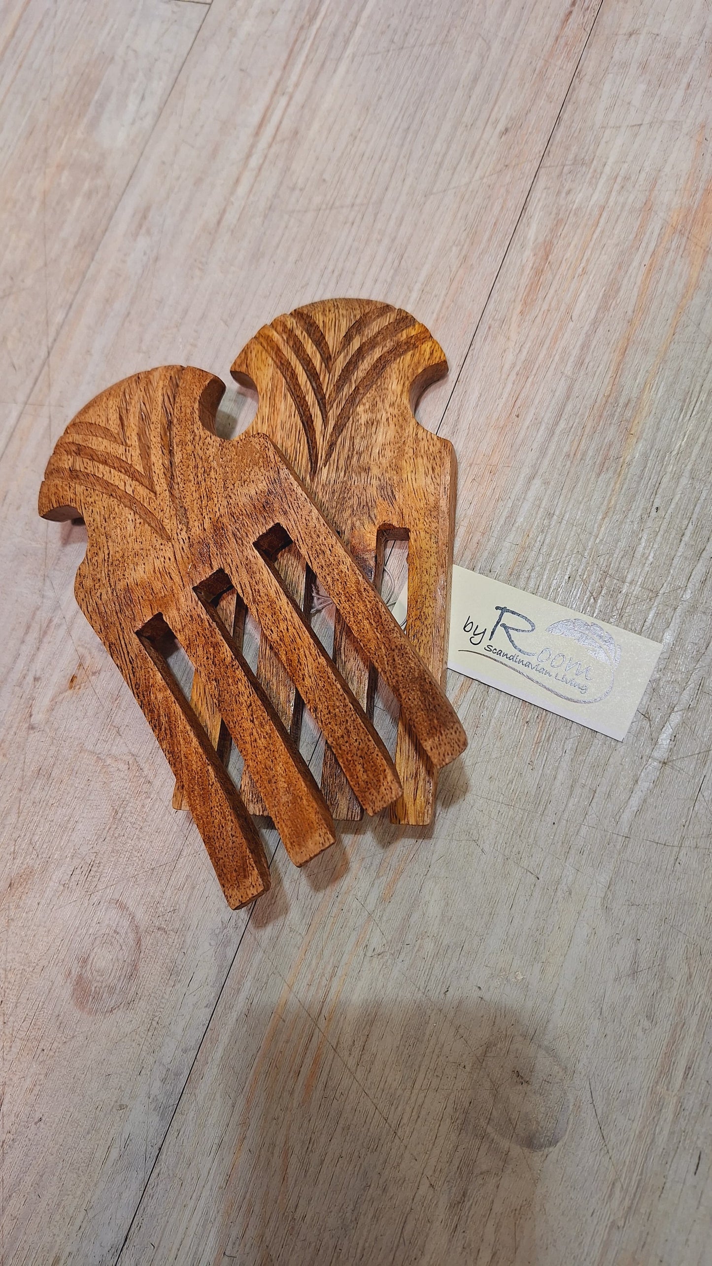 Mango Wood Salad Forks