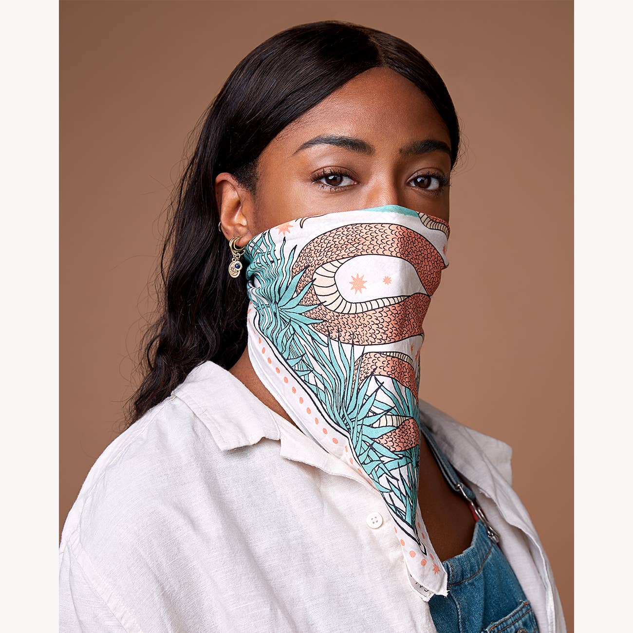 The Serpent Square Scarf