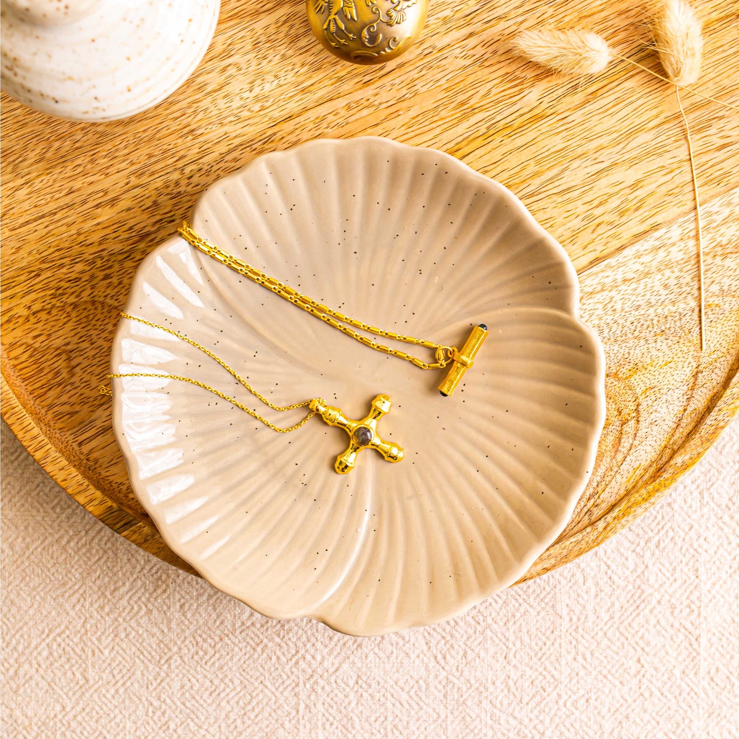 Como Iolite T-bar Necklace