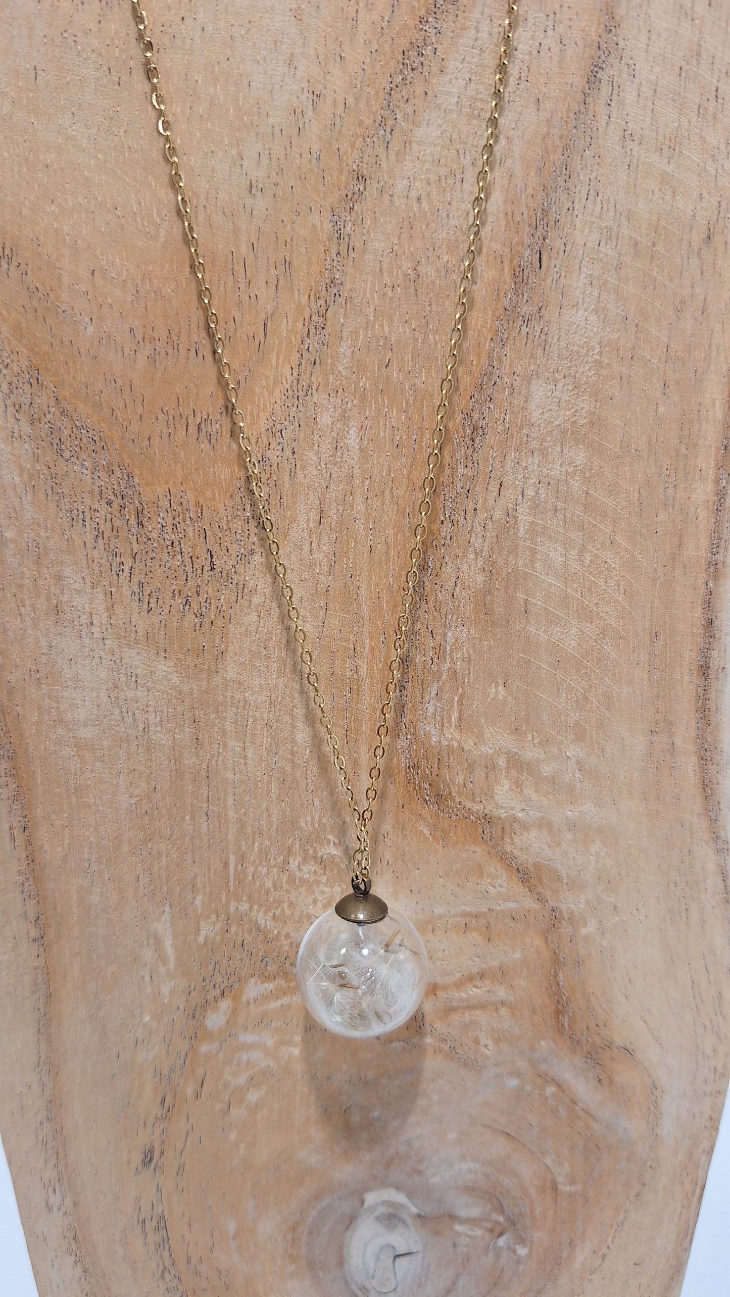 Long Flying Seeds Necklace