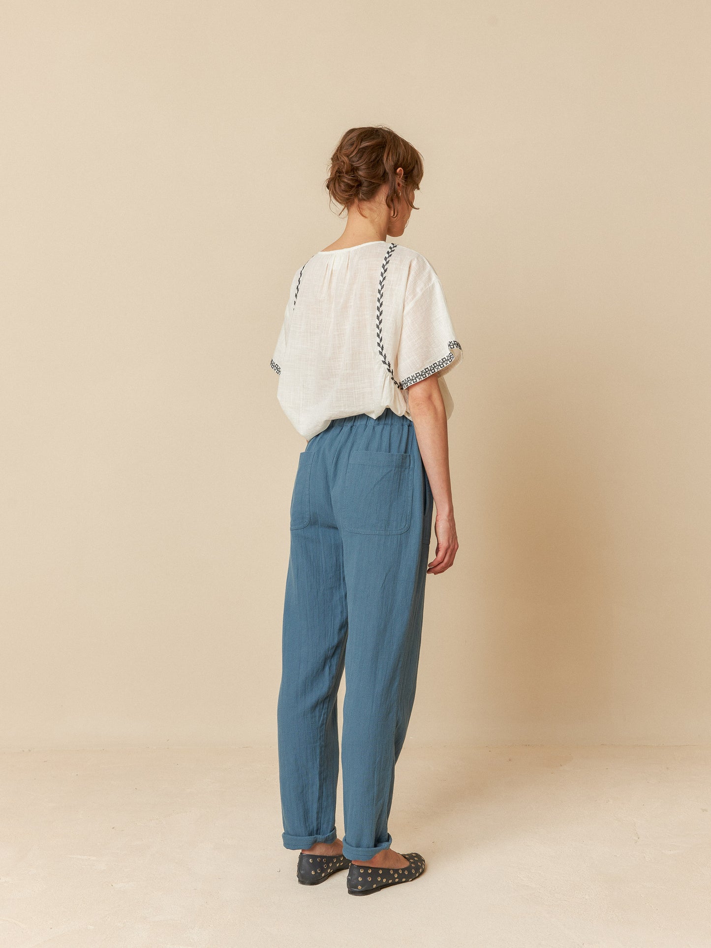 Panama Trousers in Indigo