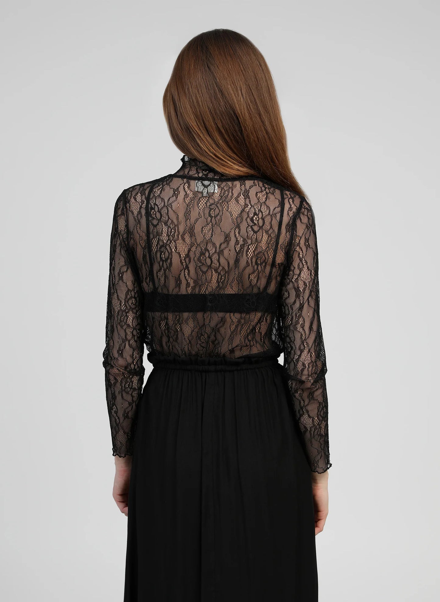 ALIBELY Top in Black
