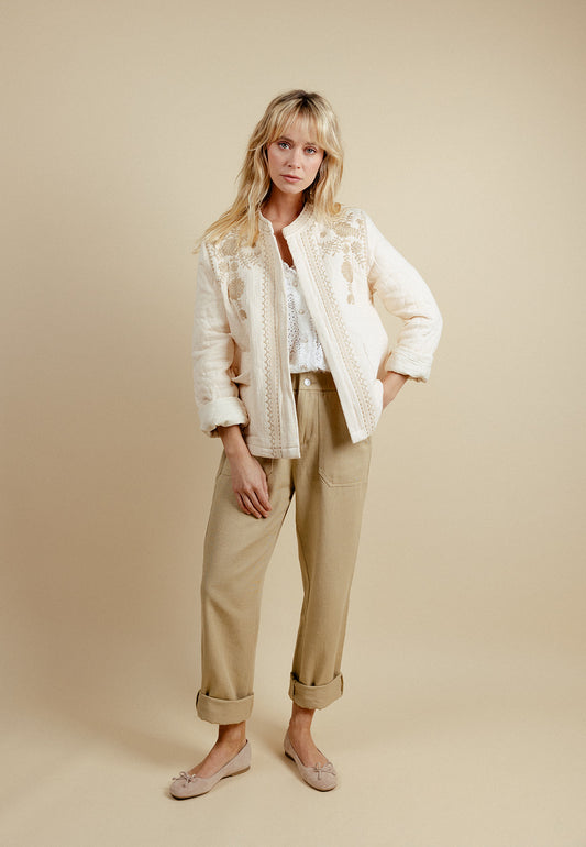Otto Trousers in Beige