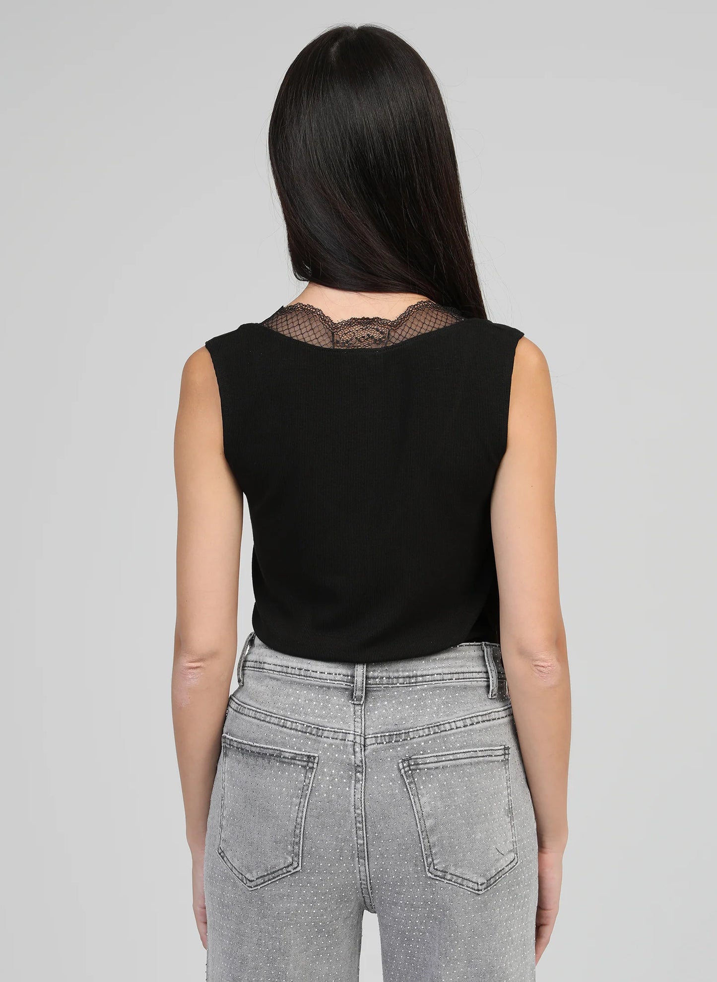 ASTURIE Cami in Black