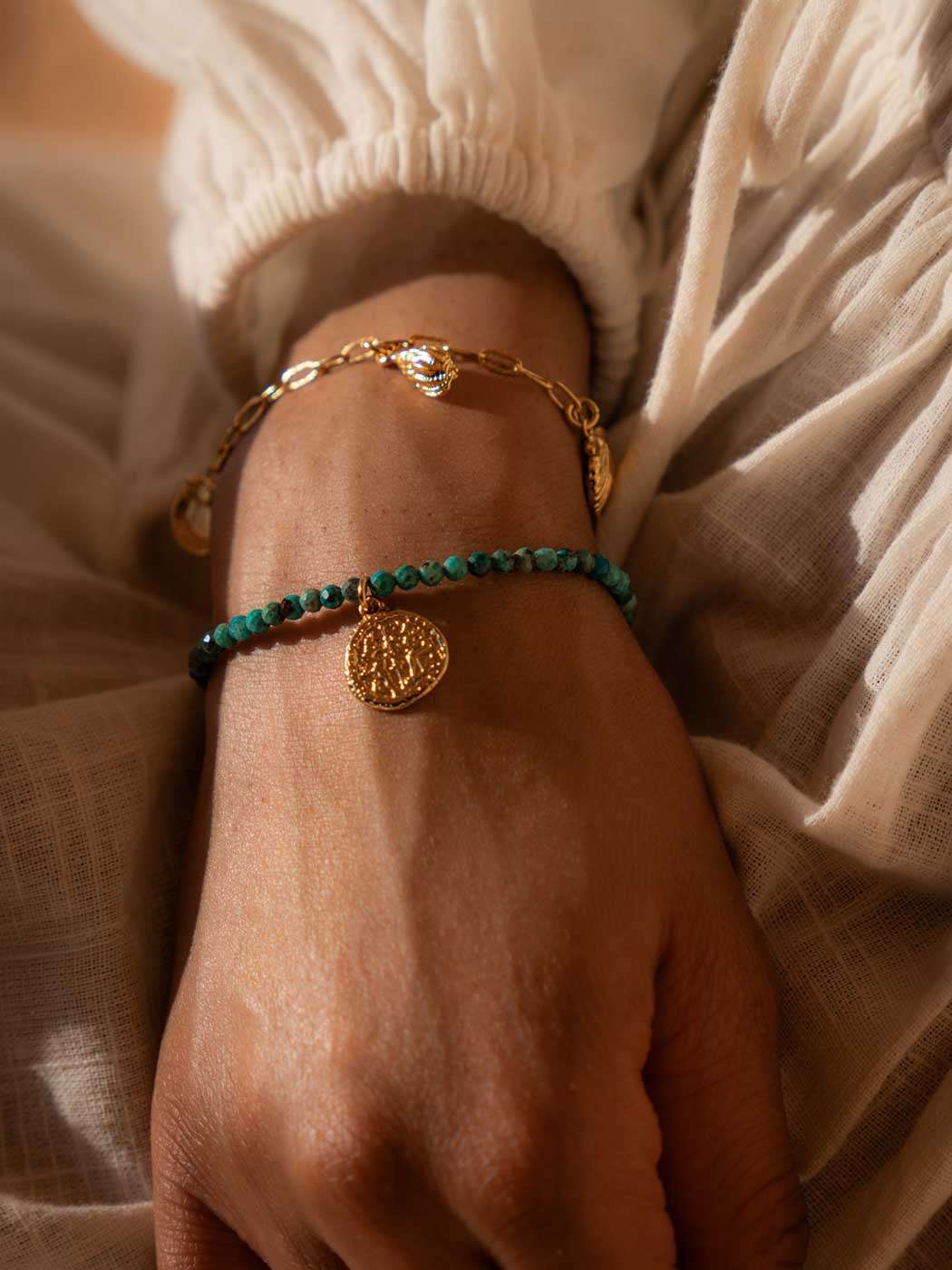 Azurite Amulet Bracelet