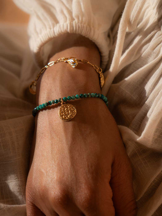 Azurite Amulet Bracelet
