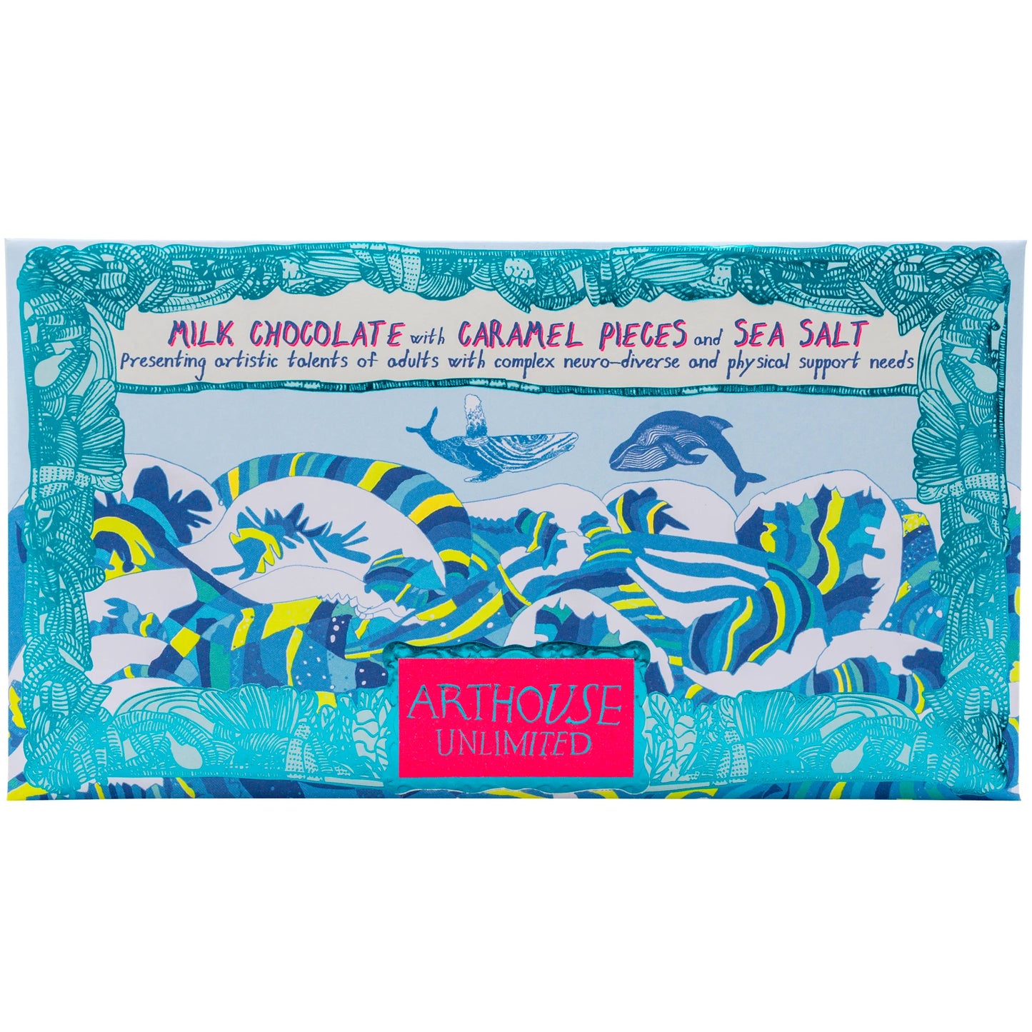 Swim With Whales Forever Handmade Milk Chocolate With Caramel And Seasalt