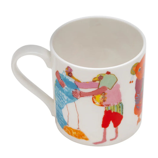 Hugging Animals Fine Bone China Mug