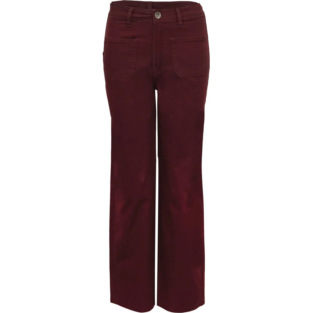 Hepburn Jeans in Wine