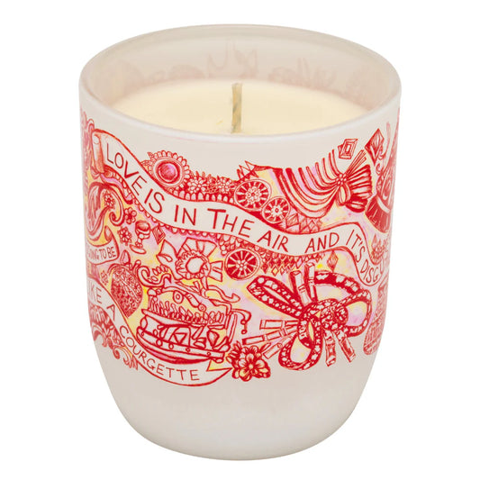 Love is in the Air, Plant Wax Candle - White