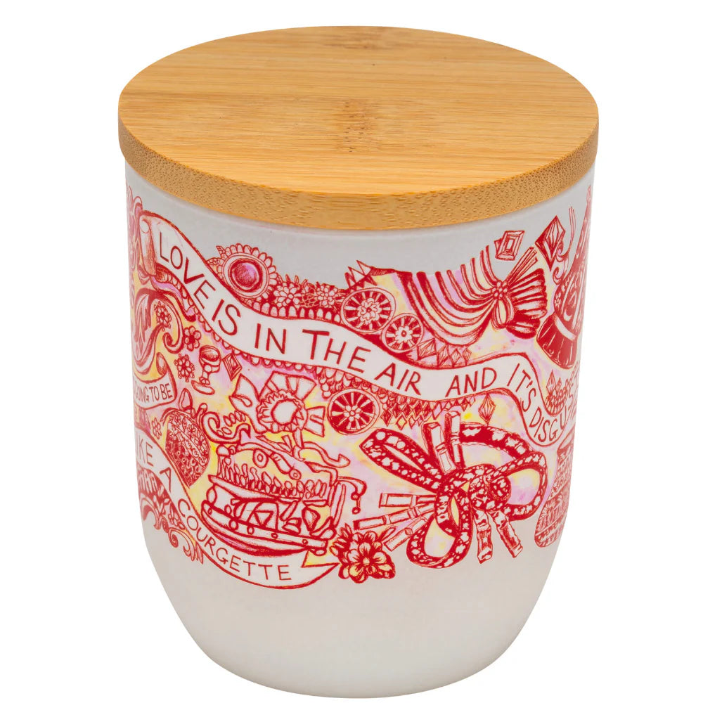 Love is in the Air, Plant Wax Candle - White