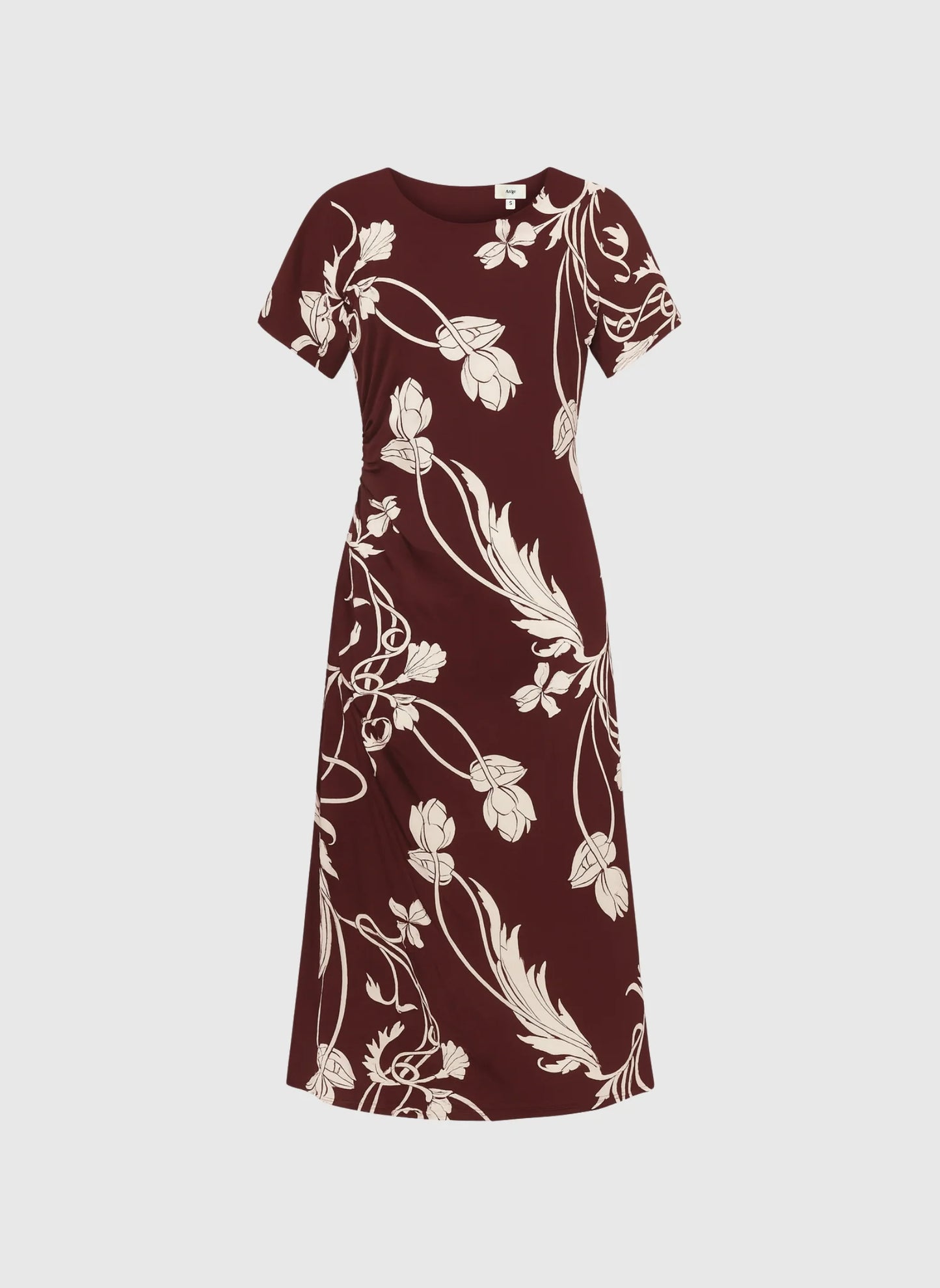 MALORA Dress in Plum