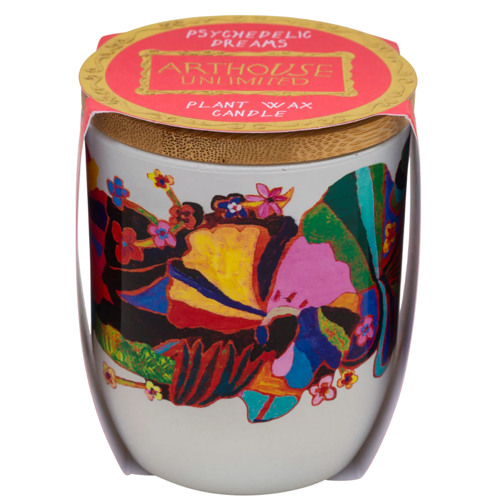Bee Free, Plant Wax Candle - White