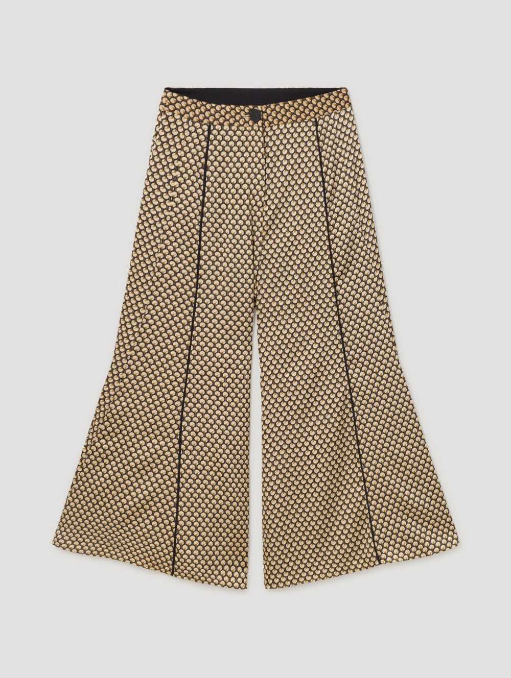 Geometric Print Palazzo Trousers