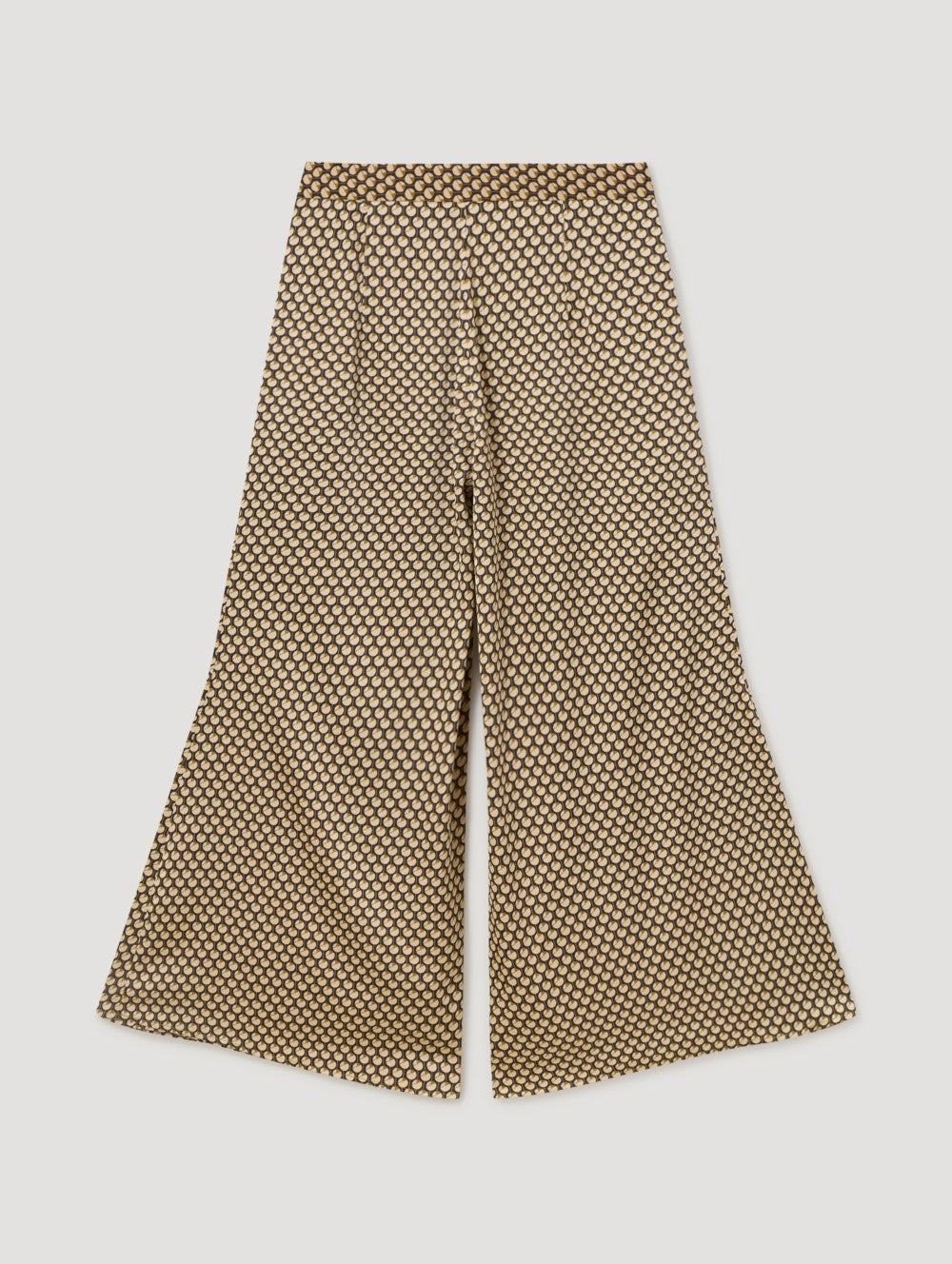 Geometric Print Palazzo Trousers