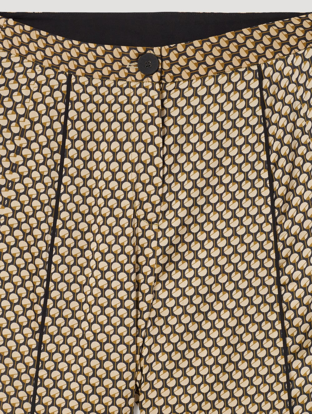 Geometric Print Palazzo Trousers