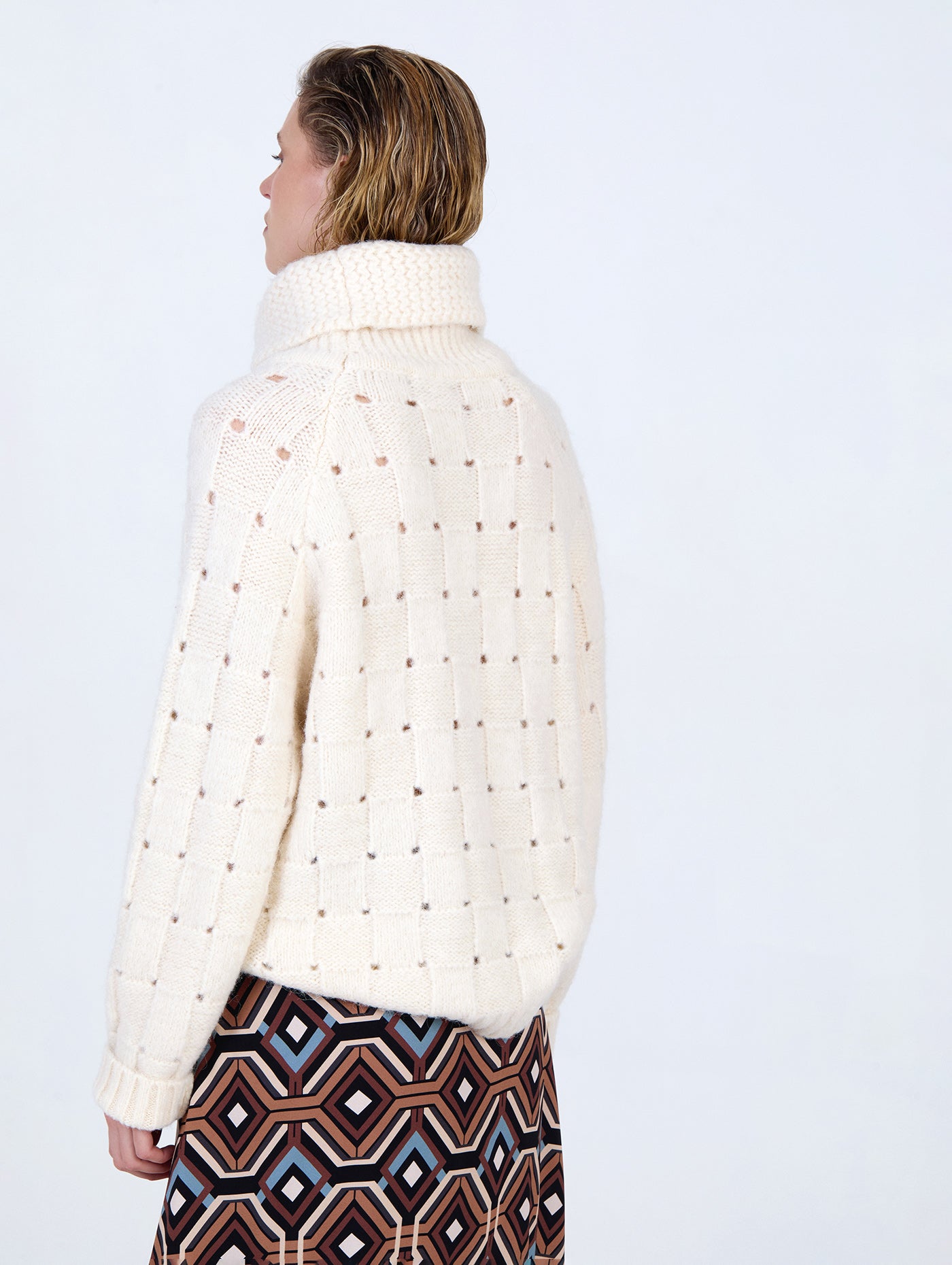 Weft Knitted Sweater
