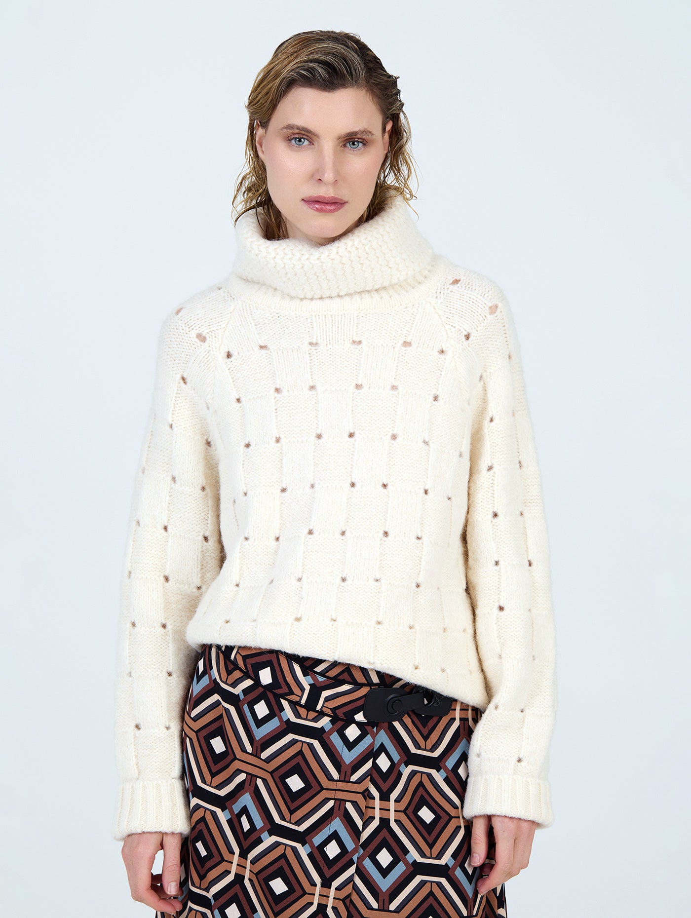 Weft Knitted Sweater