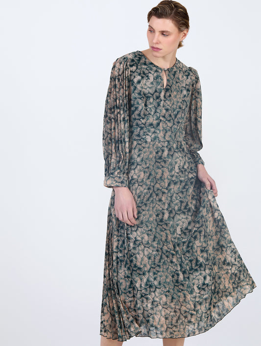 Printed Chiffon Dress