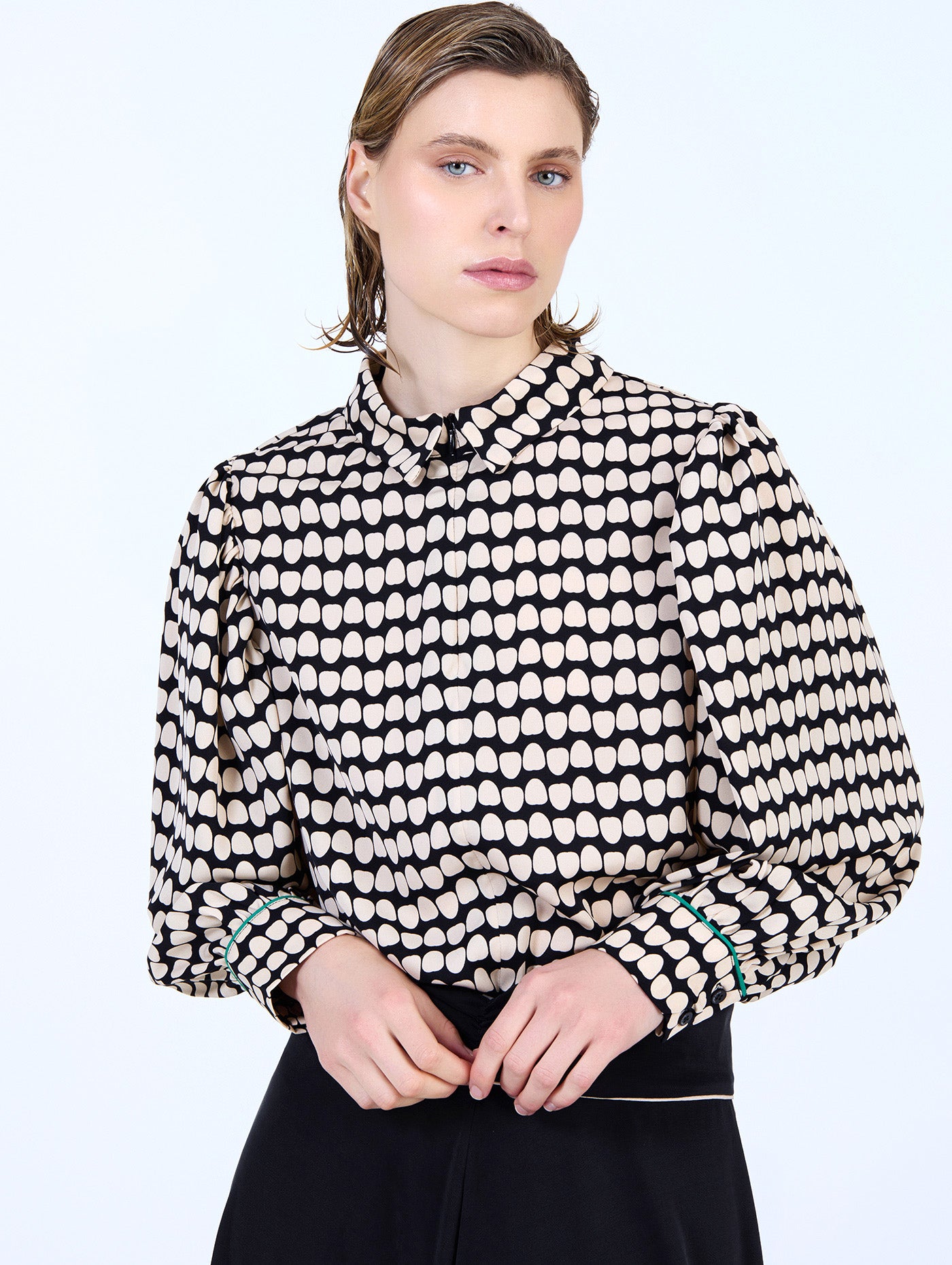 Polka Dot Printed Blouse