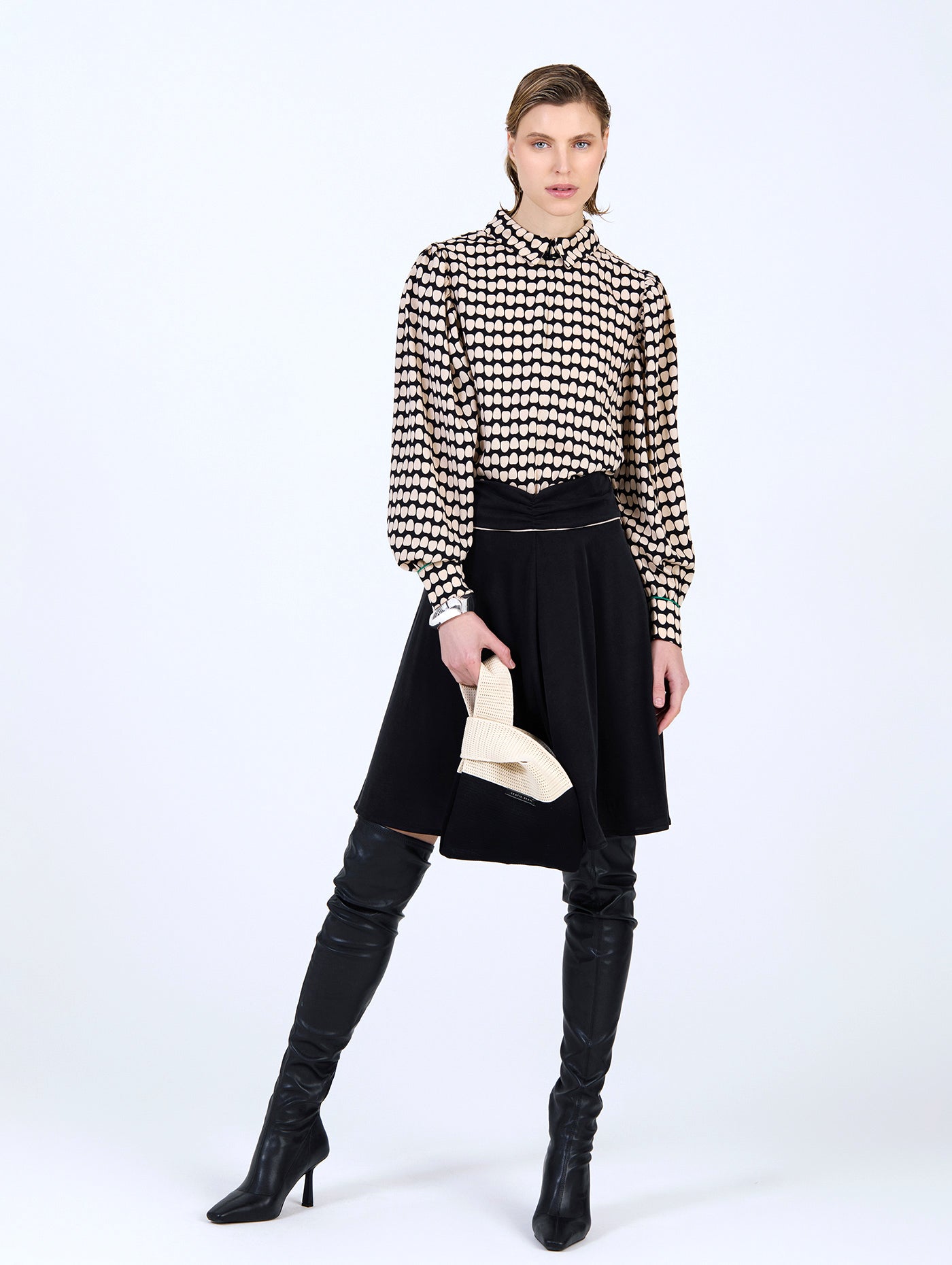 Polka Dot Printed Blouse