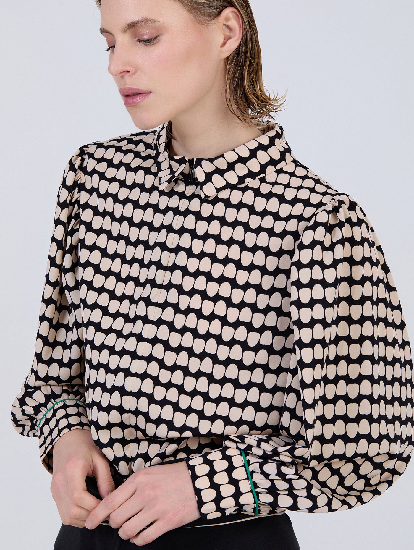 Polka Dot Printed Blouse