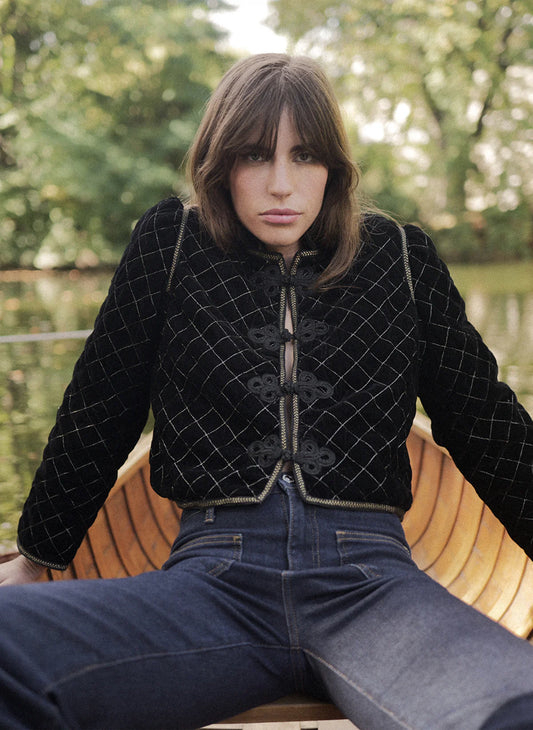 Selene Padded Jacket in Black