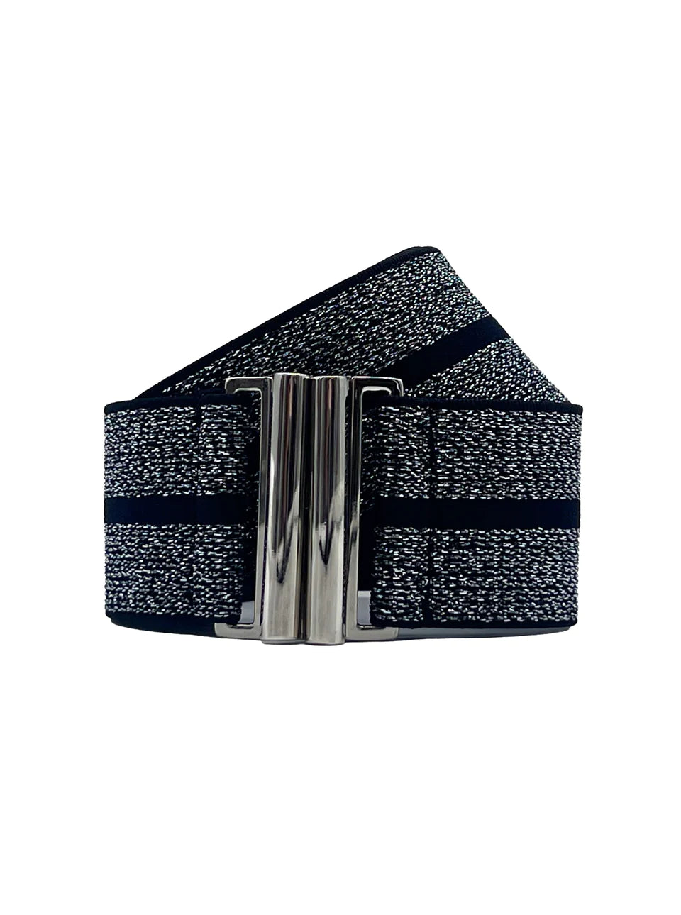 MARQUEE ELASTIC BELT in BLACK