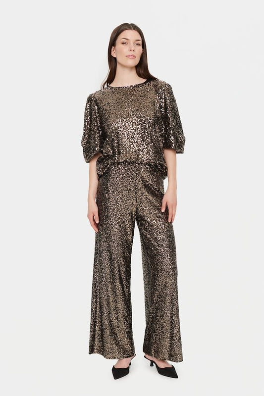 BaileySZ Sequin Trousers in Antique