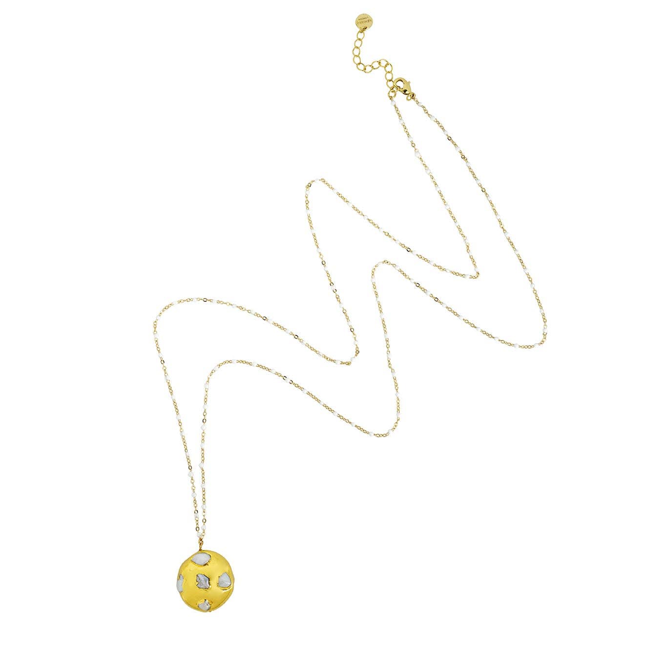Norella Long Pearl Pendant Necklace