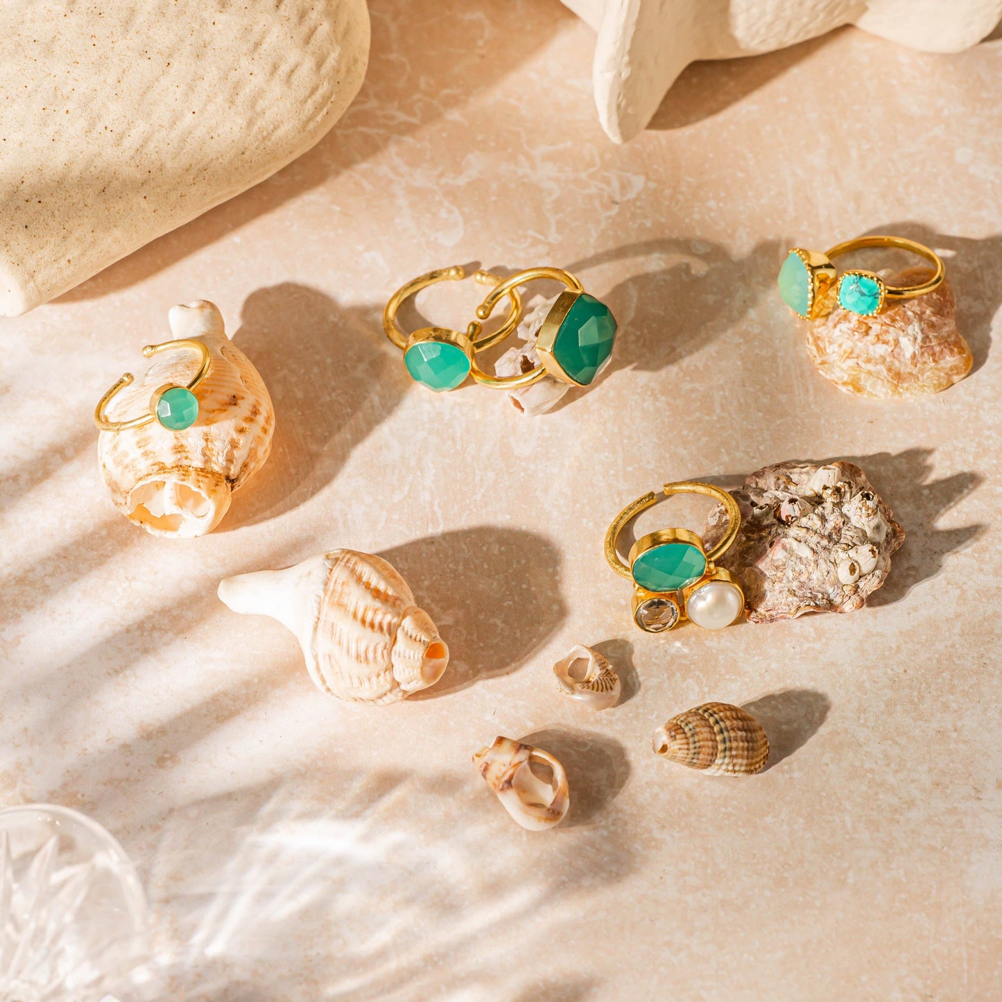 Nora Ring Aqua