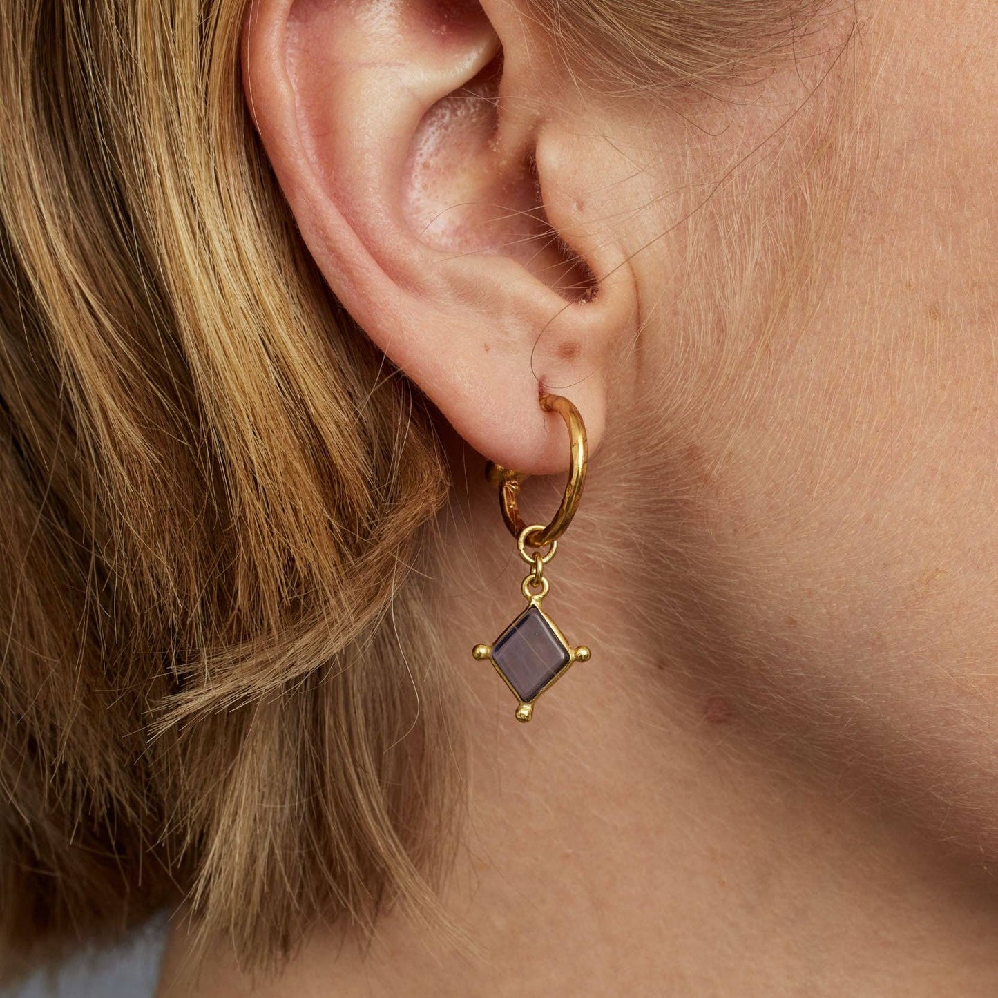 Lyra Iolite Earrings