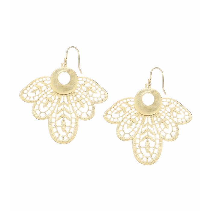 Valentina Lace Fan Earrings