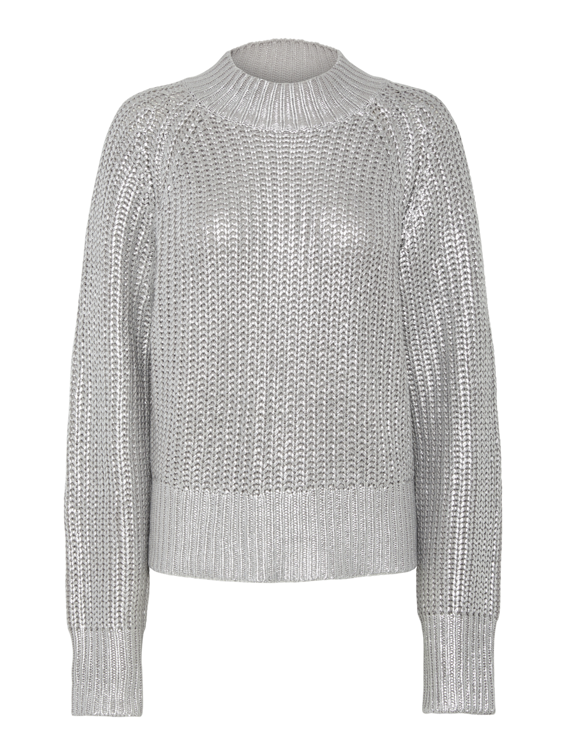 YASMARISSI Knitted Jumper in Alloy