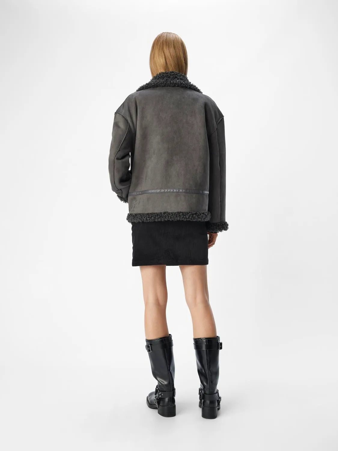 OBJOAKLYN Jacket in Dark Grey