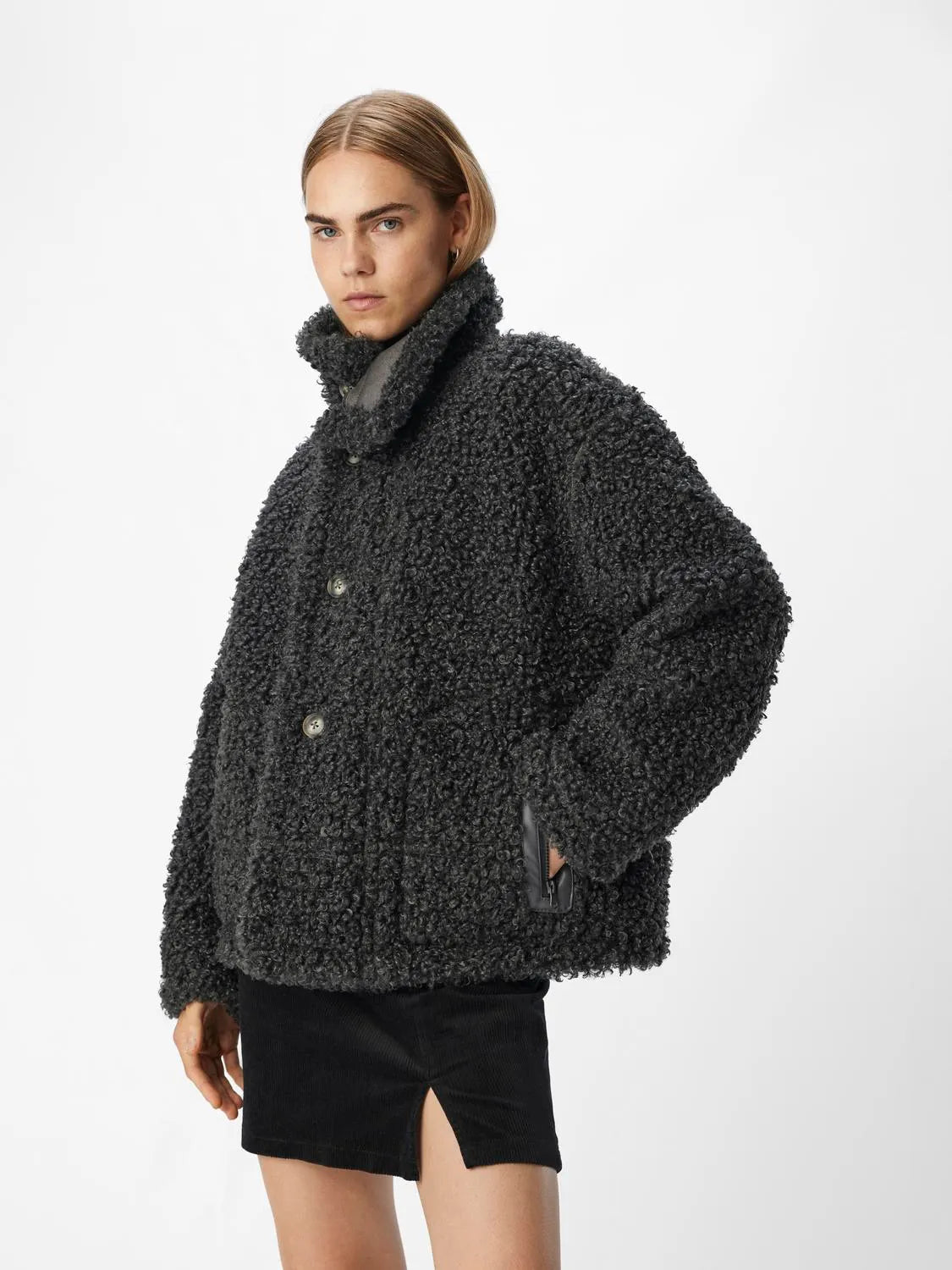 OBJOAKLYN Jacket in Dark Grey